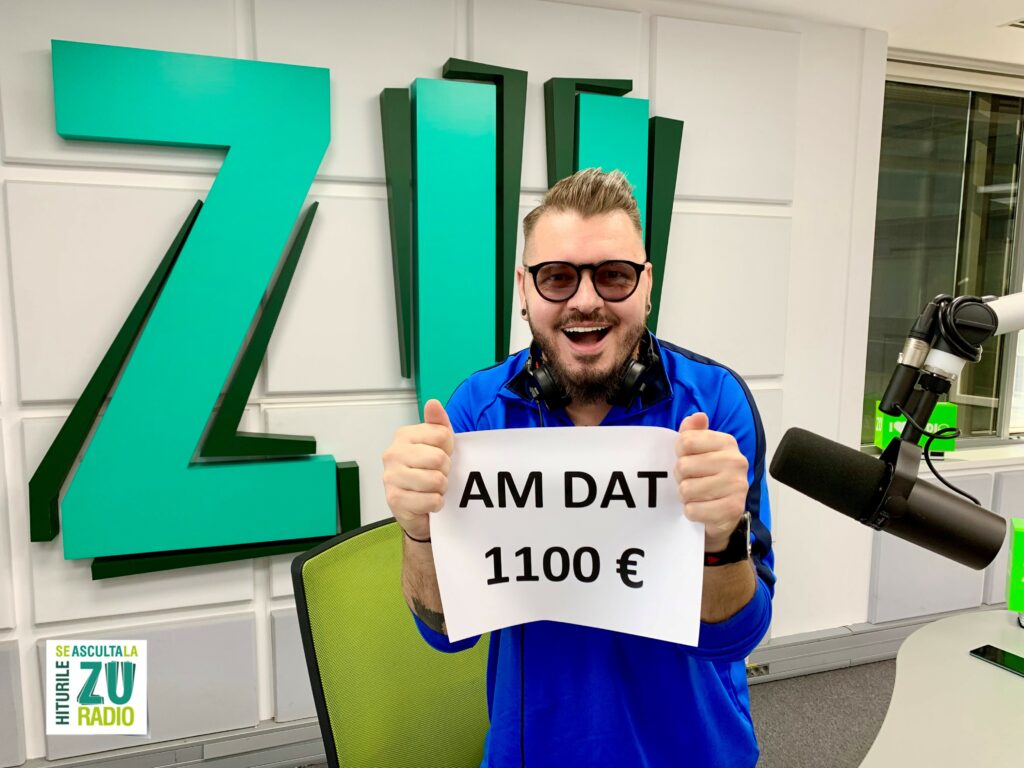 Adi Mihăilă `The Hitman` a dat premiul record de 1100 de EURO la „Ascult Radio ZU”