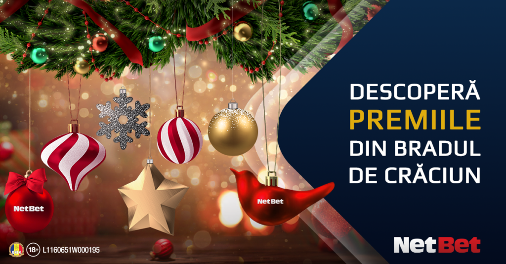 Un cadou pe zi, în fiecare zi, până pe 1 ianuarie la NetBet