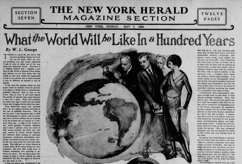 Tulburătoarele profeții despre 2022, făcute de un englez acum 100 de ani. Istoria secretă