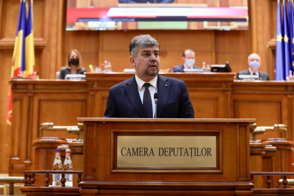 Marcel Ciolacu, mesaj de susținere din Parlament: „Succesul Ucrainei înseamnă victoria libertății, democrației și valorilor europene”