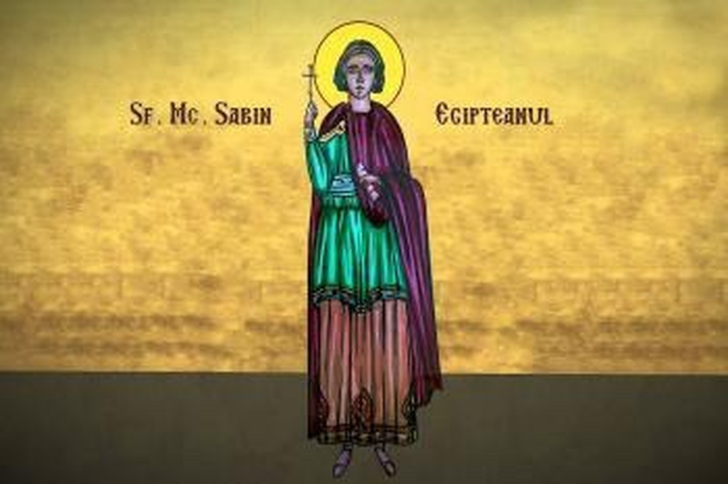 Calendar creștin ortodox, 16 martie. Sfântul Mucenic Sabin Egipteanul