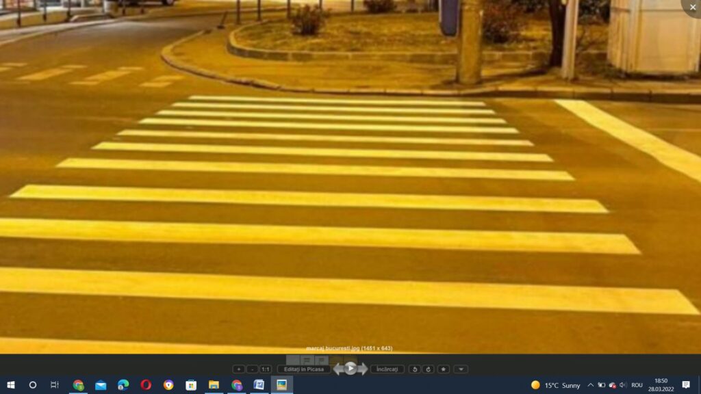 Marcaje rutiere la trecerile de pietoni și în stațiile de autobuz, dar și noi limitatoare de viteză pe străzile din București