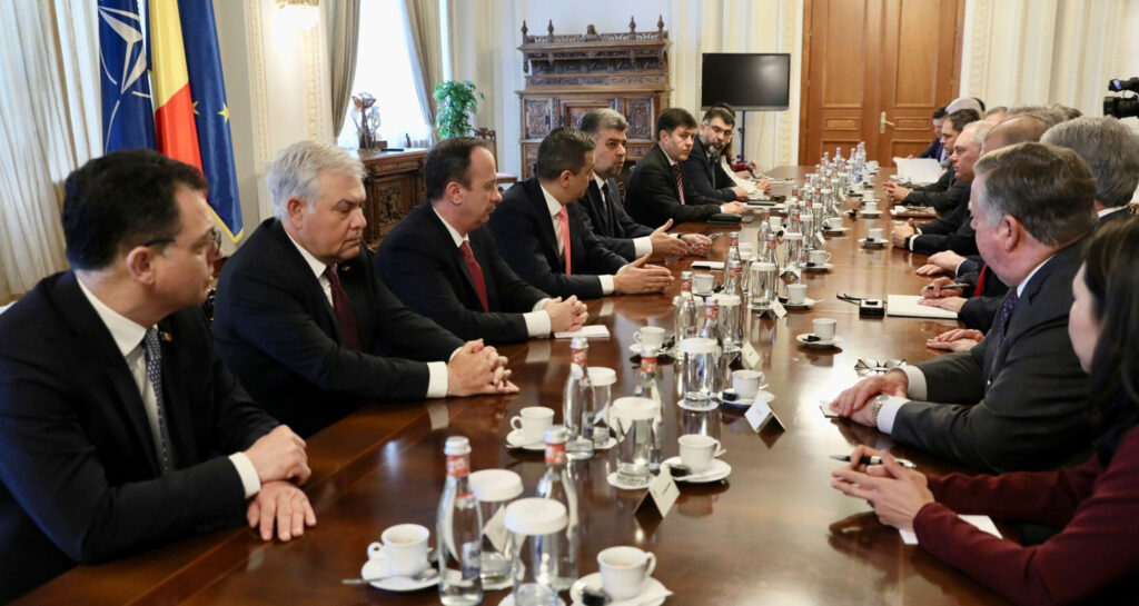 Marcel Ciolacu, primele declarații după vizita reprezentanților SUA: ”Trebuie să ne concentrăm toată atenția și toate resursele pe apărarea colectivă”