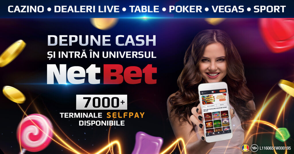 NetBet, mai aproape de jucători: depuneri CASH de la terminalele SelfPay