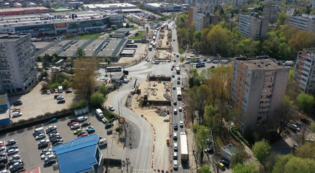 Circulație restricționată în acest sfârșit de săptămână în zona pasajului rutier Europa Unită, ce se construiește în Sectorul 4