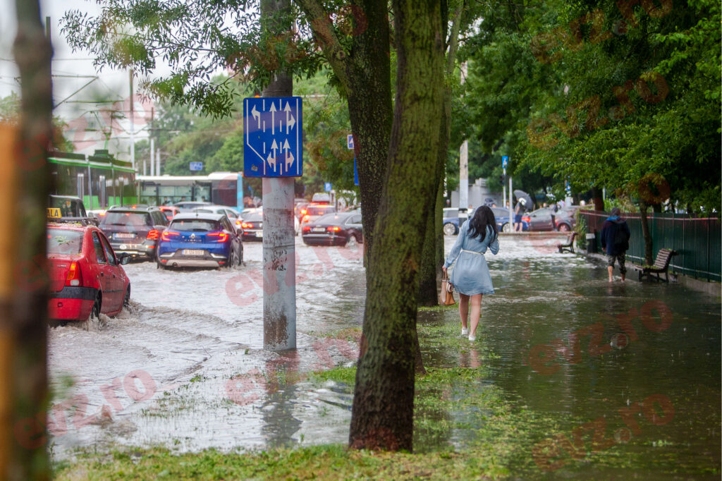 Furtuna a făcut ravagii în Capitală. Mulți copacii și multe mașini au fost distruse