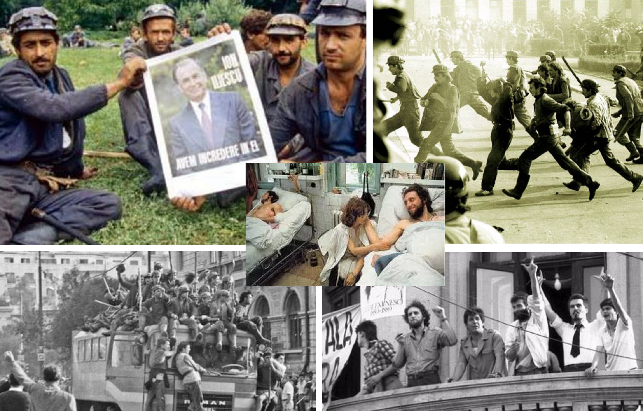 Piața Universității, un fenomen politic cu consecințe tragice. Protestatarii, bătuți de minerii chemați de Iliescu