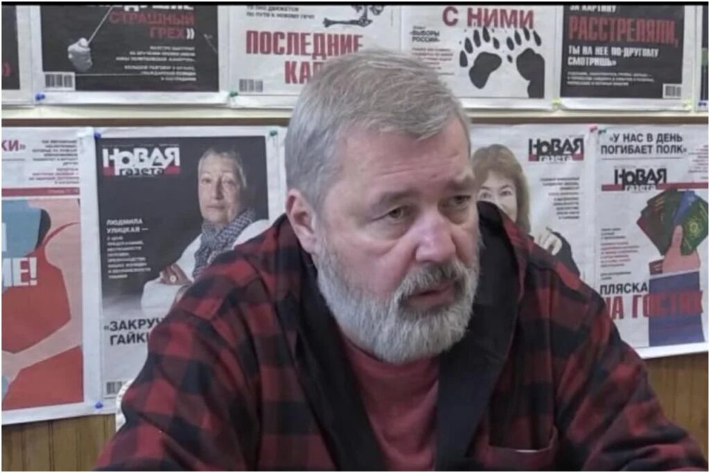 Un jurnalist rus scoate la licitație Premiul Nobel pentru Pace pentru a strânge fonduri pentru refugiații ucraineni