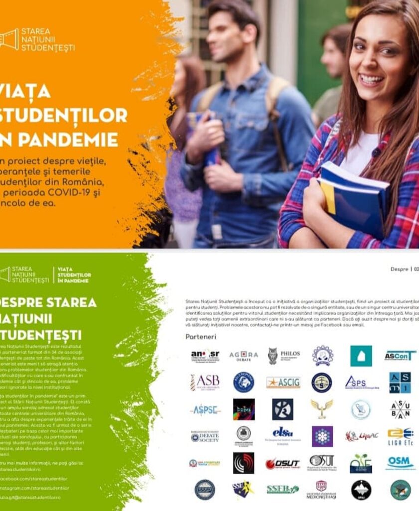 Concluziile dezbaterilor Starea Națiunii Studențești: ”Este necesară o ”Mare Conversație” despre provocările cărora studenții trebuie să le facă față după pandemie”