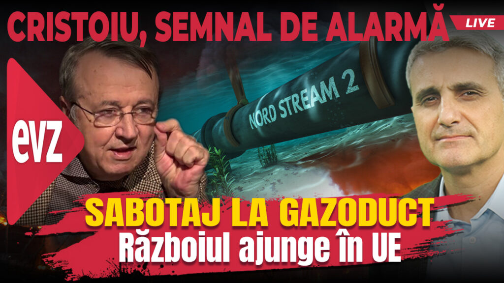 Exclusiv. Ion Cristoiu, despre sabotajul asupra Nord Stream. „Vor tăcea mâlc, pentru a nu porni un Război Mondial”