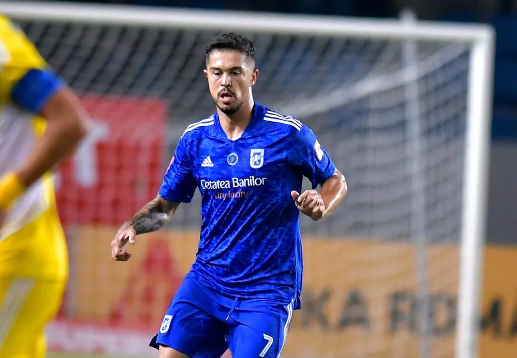 Gabi Iancu a reușit un gol spectaculos din lovitură liberă. Universitatea Cluj și U Craiova au remizat. Video