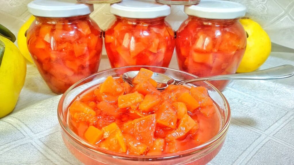 Rețetă de dulceață de gutui, fără fierbere. Ingredientul care îi dă savoarea