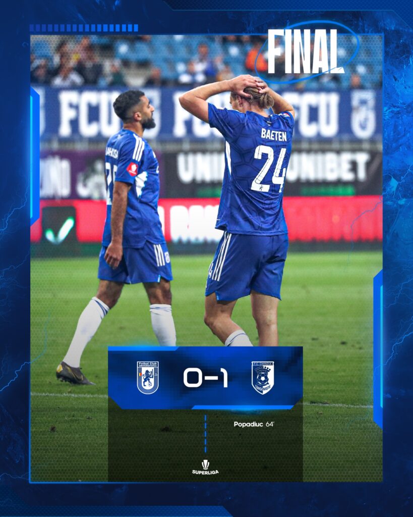 Demisie în Liga I. FC „U” Craiova a rămas fără antrenor, după eșecul cu Chindia Târgoviște