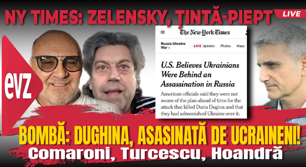 Bombă: Dughina, asasinată de ucraineni! Evz Play cu Robert Turcescu