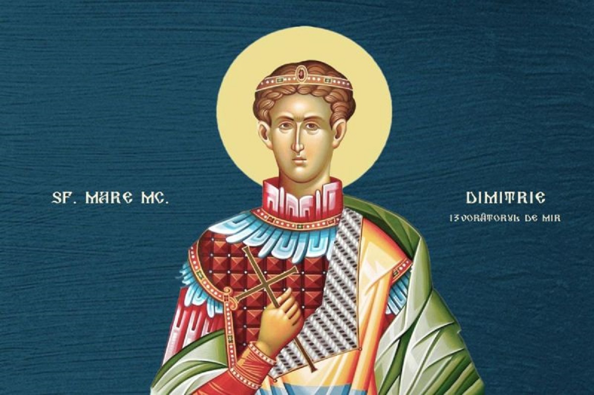 Calendar ortodox, 26 octombrie. Sfântul Mare Mucenic Dimitrie, Izvorâtorul de Mir