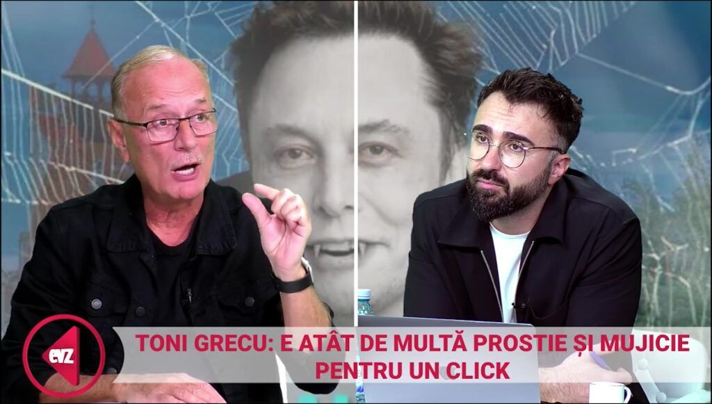 Exclusiv. Elon Musk la Bran, cea mai tristă glumă românească! Toni Grecu: „Trăim într-o lume de fripturiști!” - Video