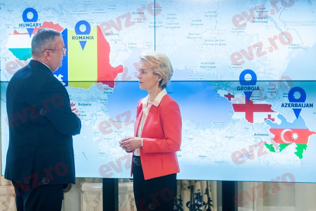 Ursula von der Leyen, despre acordul privind transportarea electricității prin Marea Neagră: „Un pas pentru o întemeiere a viitorului nostru pe o energie sigură și curată”