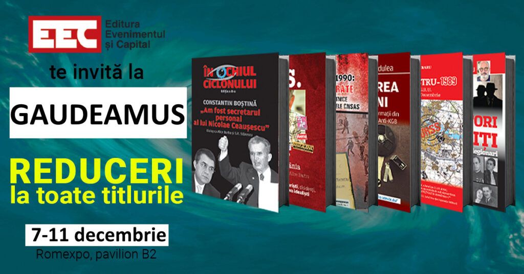 Gaudeamus ediţia 2022. Editura Evenimentul şi Capital te invită la eveniment
