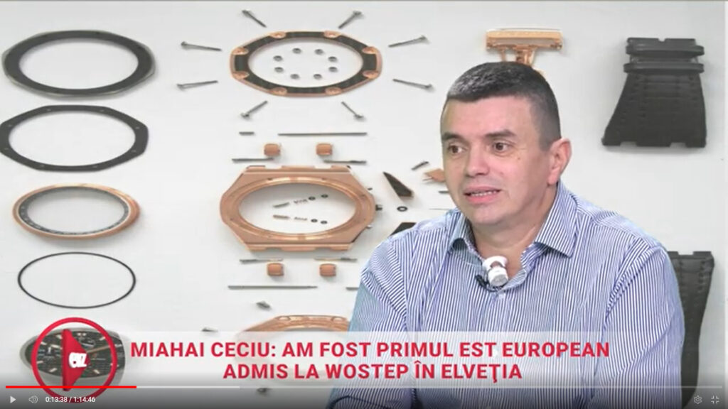 Exclusiv. Mihai Ceciu, despre orologie, domeniul în care excelează. Cum s-a specializat în Elveția