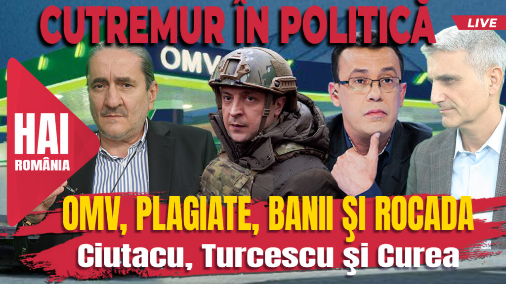 Exclusiv. OMV, plagiate, banii şi rocada. Hai Live cu Turcescu