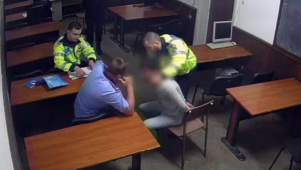 Scene de violență la Tribunalul București. Un polițist acuzat de fapte de violență l-a bătut pe un martor