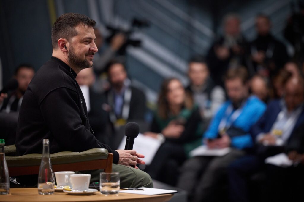 Zelenski, faţă în faţă cu jurnaliștii, după un an de război cu Rusia: „Avem totul pentru a câştiga. Sunt sigur că victoria va veni”