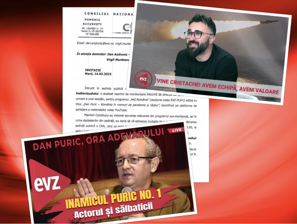 Începe Cenzura pe YouTube! CNA vrea să pună în discuție o emisiune EVZ TV cu Dan Puric. Exclusiv