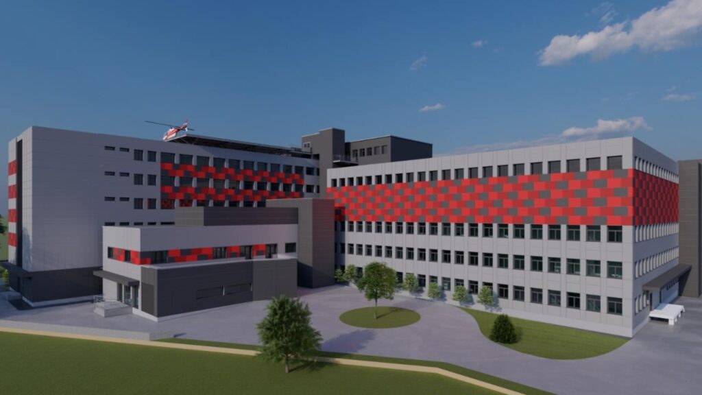 Încep lucrările la Spitalul Județean Bistrița. Investiția este finanțată prin PNRR. Video