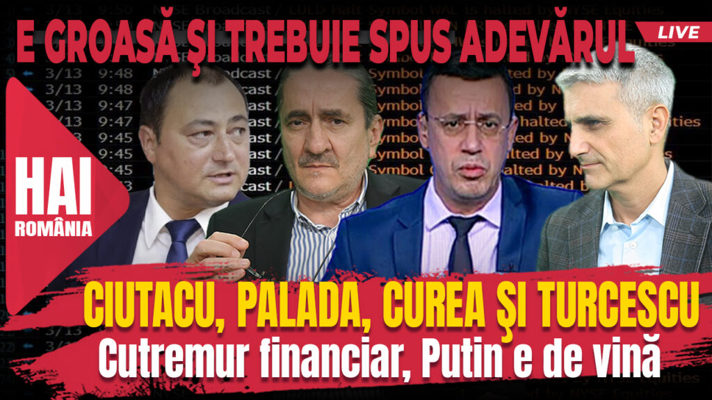 Ciutacu, Palada, Curea şi Turcescu. Hai Live cu Turcescu