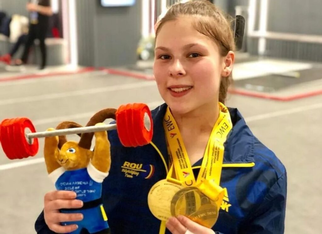 Andreea Cotruța, cel mai dificil moment din carieră. Sportiva a câștigat trei medalii de aur la Campioantele Europene de haltere
