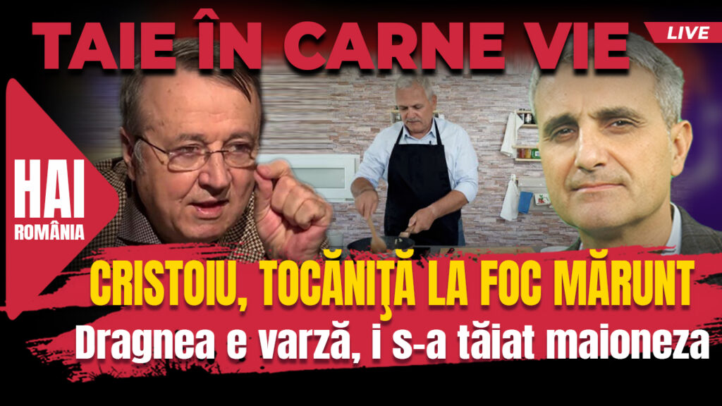 Cristoiu, tocăniţă la foc mărunt. Hai Live cu Robert Turcescu