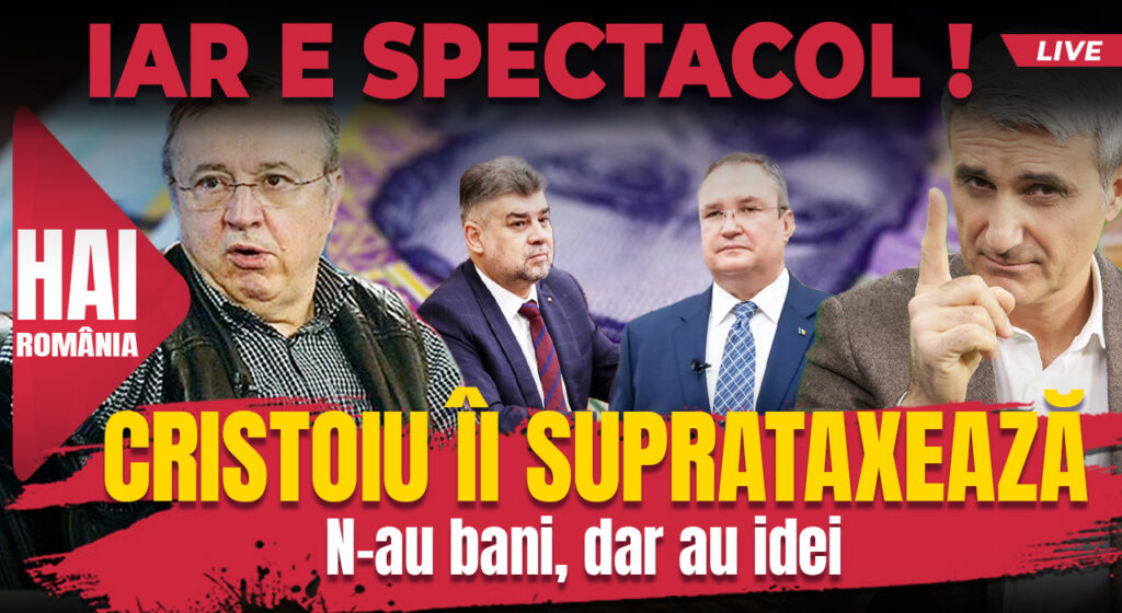 Exclusiv. Cristoiu îi suprataxează. Hai Live cu Turcescu. Video