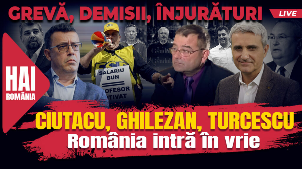 Hai live de la 12.00 cu Turcescu, Ciutacu și Ghilezan!