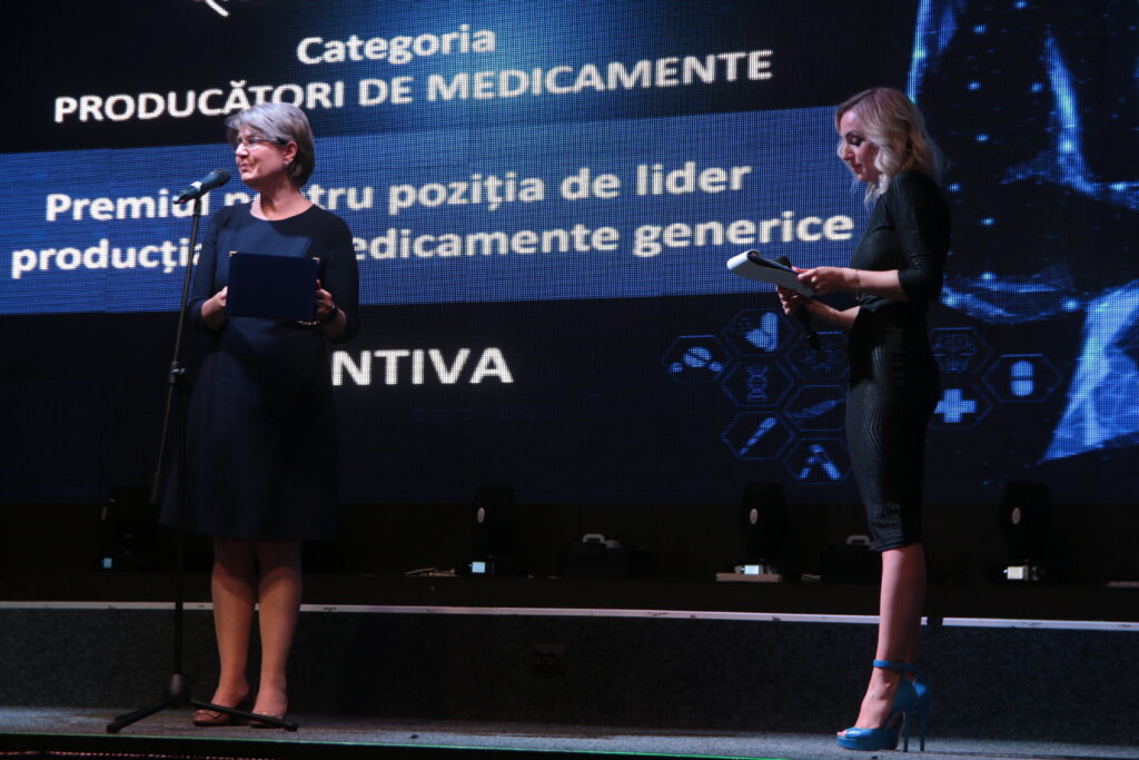 Gala Top Performeri în Sănătate. Simona Cocoș, Zentiva: ”Cifrele ce ne definesc ne onorează, dar ne aduc și multă responsabilitate”