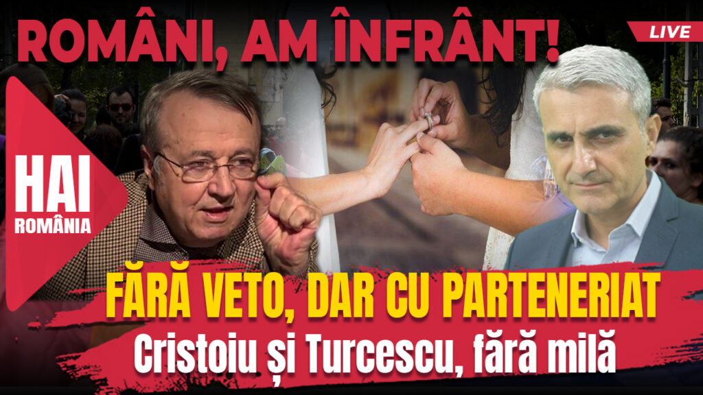 Exclusiv. Fără veto, dar cu parteneriat. Hai Live cu Turcescu. Video