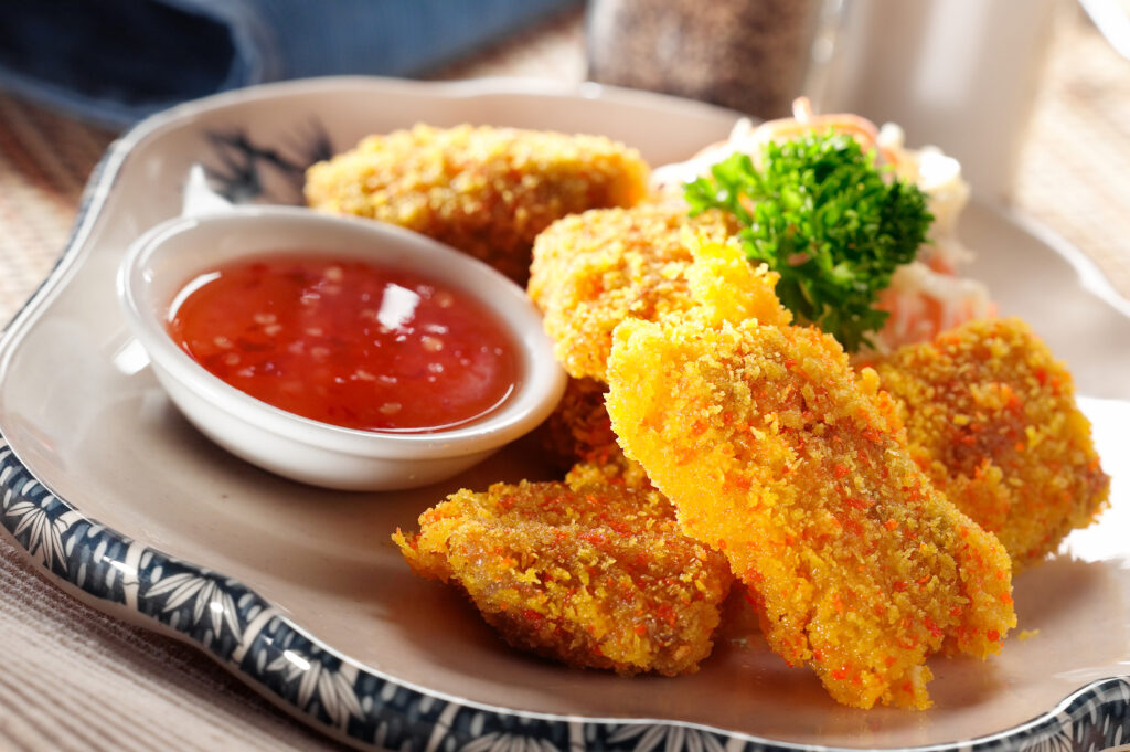 Desfigurată de la un nugget de pui. Ce a pățit o fetiță după ce a plecat de la fast-food