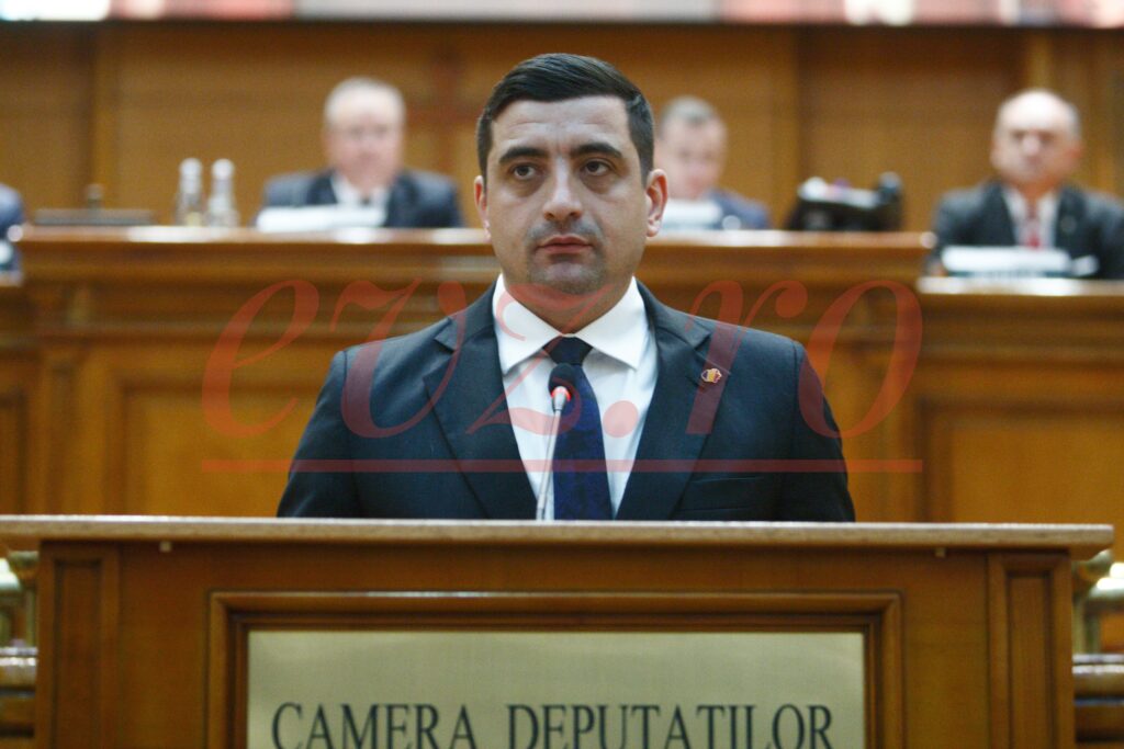 George Simion, ironii la adresa lui Nicolae Ciucă, în Parlament. AUR a anunțat că va boicota învestirea guvernului Ciolacu. Video