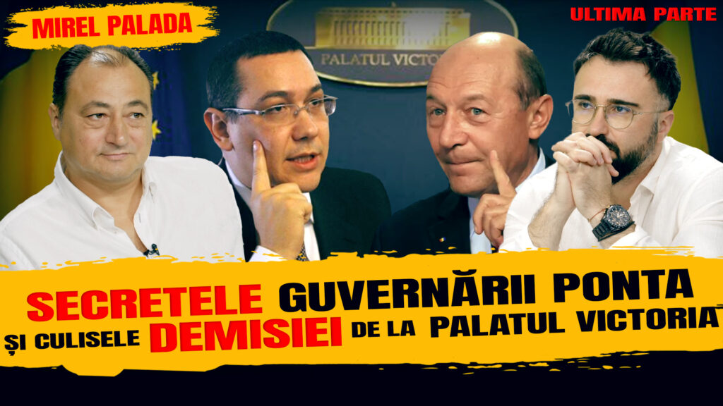 Exclusiv. Mirel Palada - Conflicte, victorii și înfrângeri, la Palatul Victoria. România lui Cristache. Video
