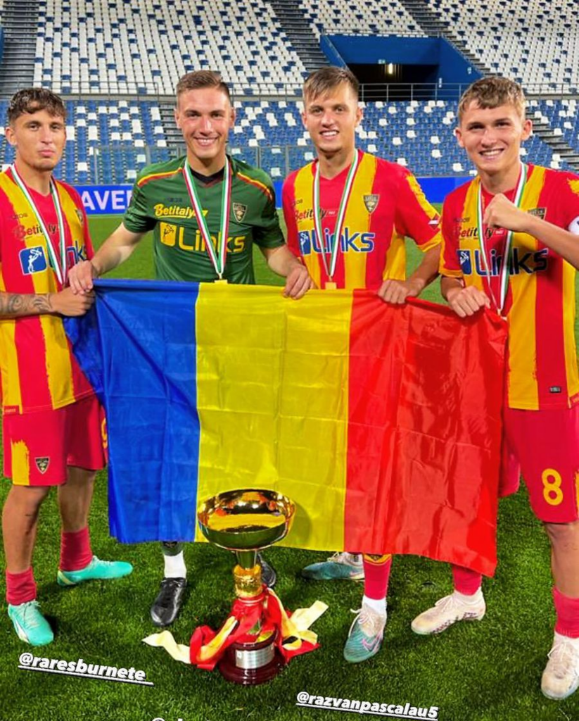 Unul dintre cei mai promițători fotbaliști români, euforic după ce a devenit campion în Italia. Nimeni nu ne dădea șanse
