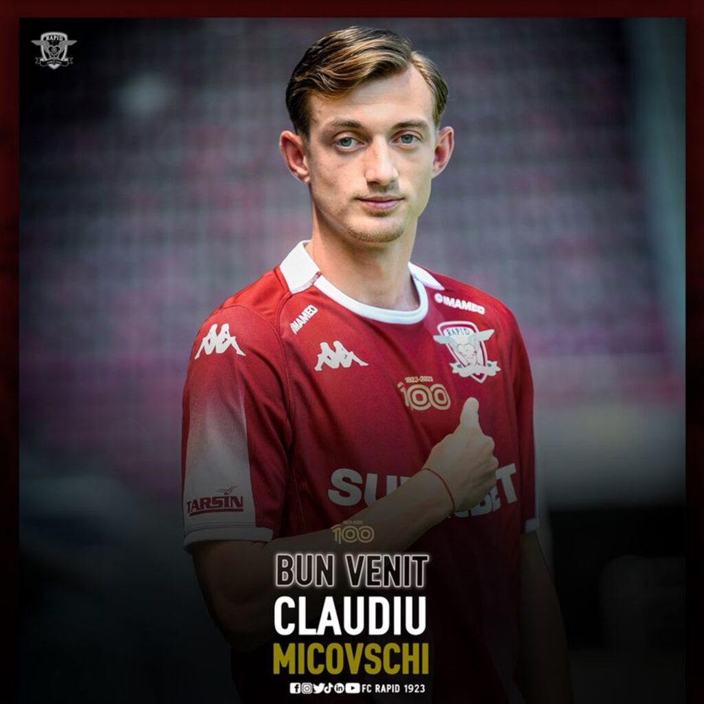 Rapidul a transferat un atacant. Claudiu Micosvki a jucat opt ani în Italia