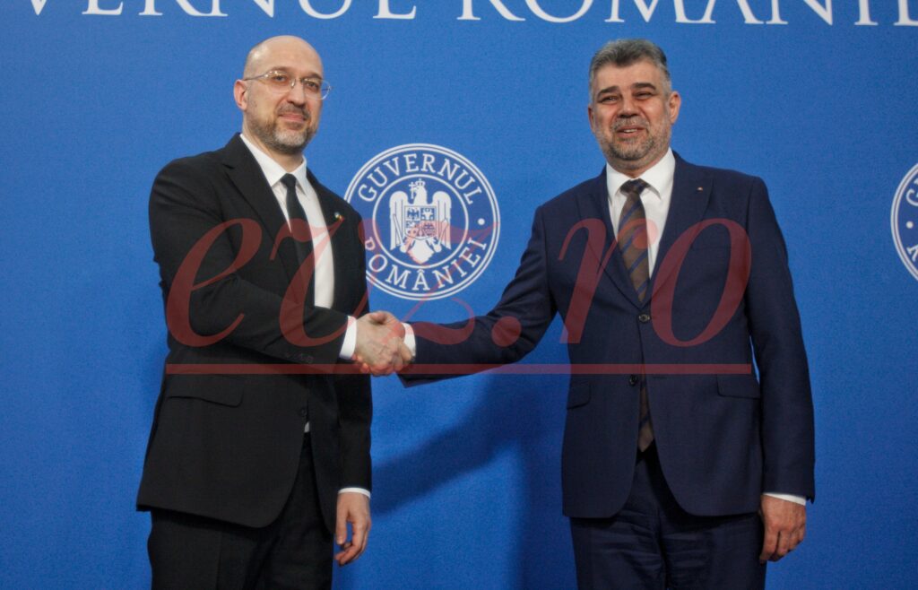 Vizita premierului Ucrainei. Ciolacu anunță dublarea tranzitului de cereale prin România