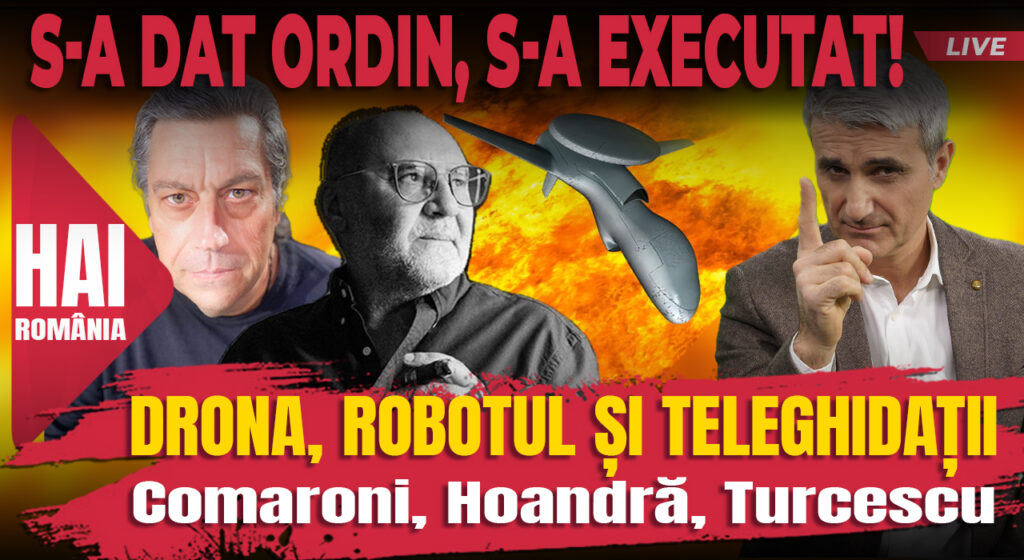 Drona, robotul și teleghidații. Hai live cu Turcescu la 12. Video