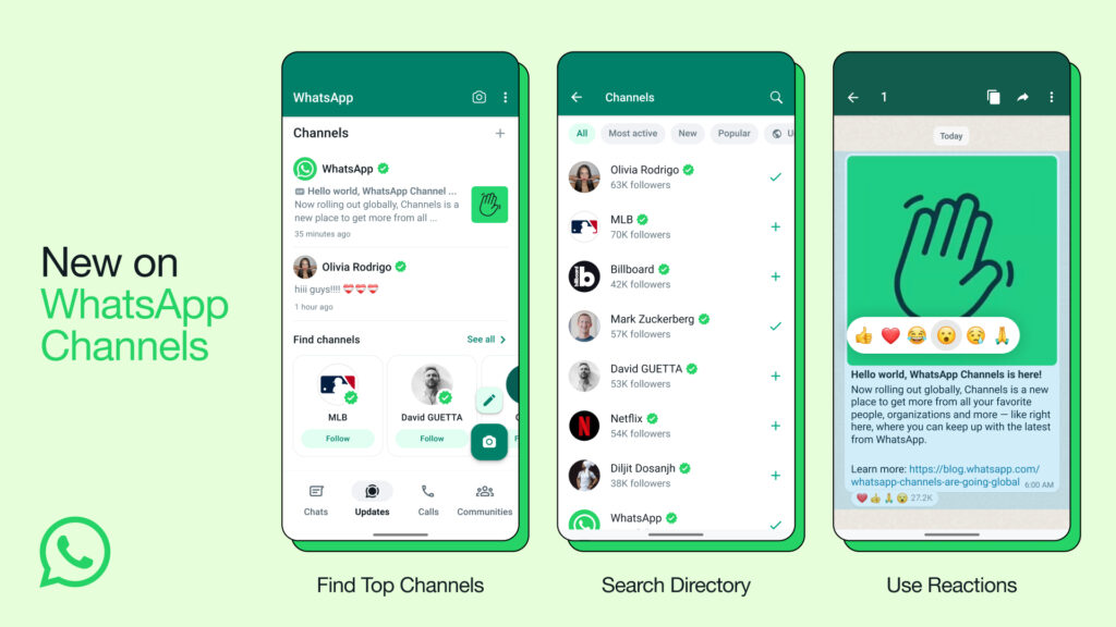 Compania Meta lansează un nou produs. Channels va fi disponibil pe WhatsApp