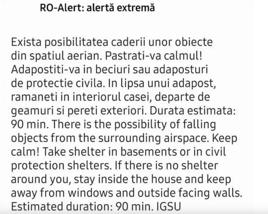 Alertă cu drone rusești la Tulcea și Galați. Autoritățile caută urme ale aparatelor de zbor