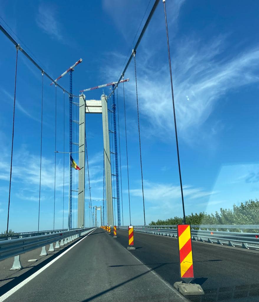 Podul de 700 de milioane de euro, coșmarul șoferilor: „Golden Gate” de la Brăila