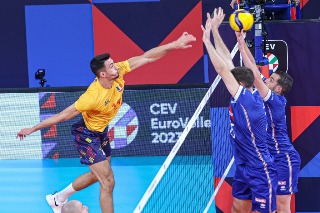 Volei. România, victorie de senzație împotriva Franței, la Campionatul European
