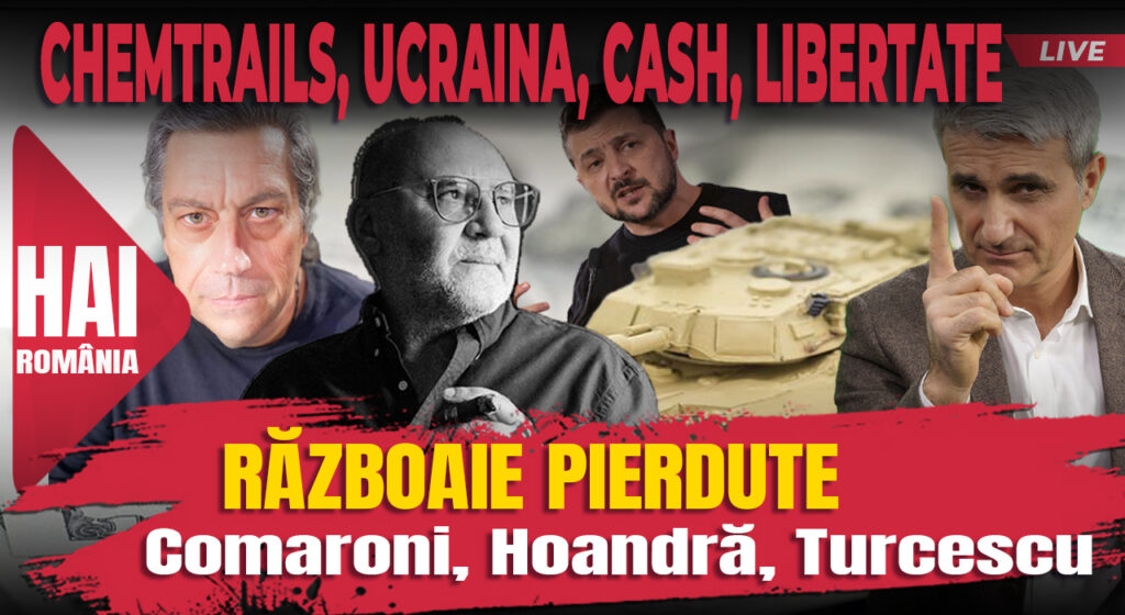 Războaie pierdute. Hai live cu Turcescu, de la ora 12:00