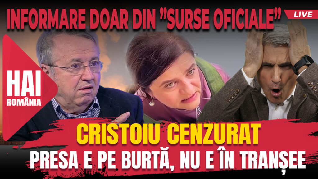 Cristoiu cenzurat! Hai live cu Turcescu la 12