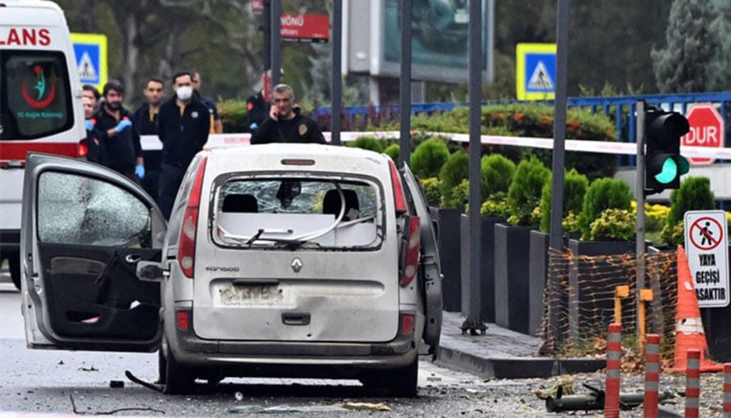 Explozie puternică lângă Parlamentul din Ankara. Momentul exploziei. Video Șocant