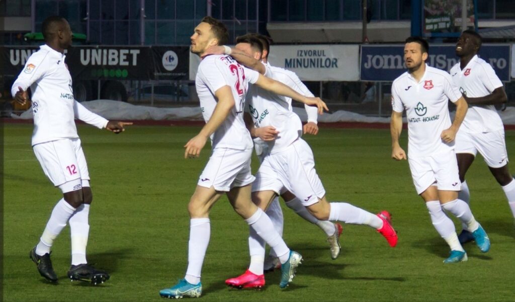 Înfrângere categorică pentru Dinamo la Sibiu. Hermannstadt s-a impus cu scorul de 4-0